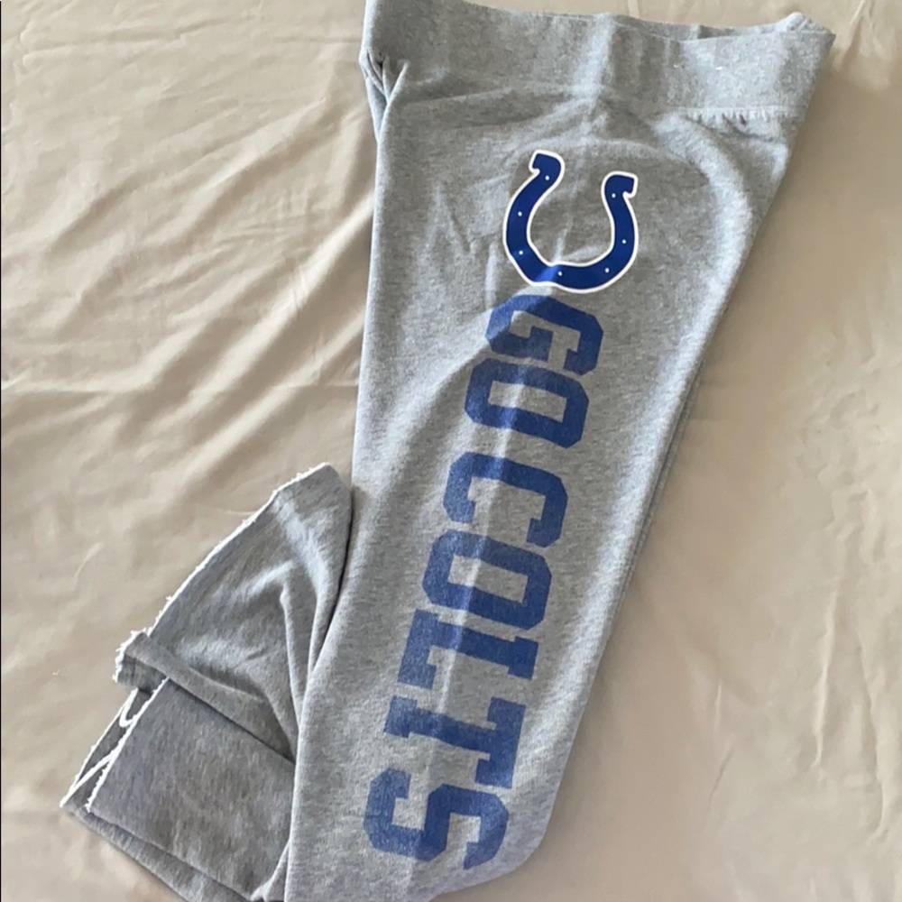 VS PINK Colts distressed sweatpants
